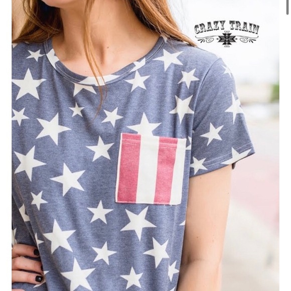 Crazy Train -Tried and True Back drop top tee - Picture 2 of 6